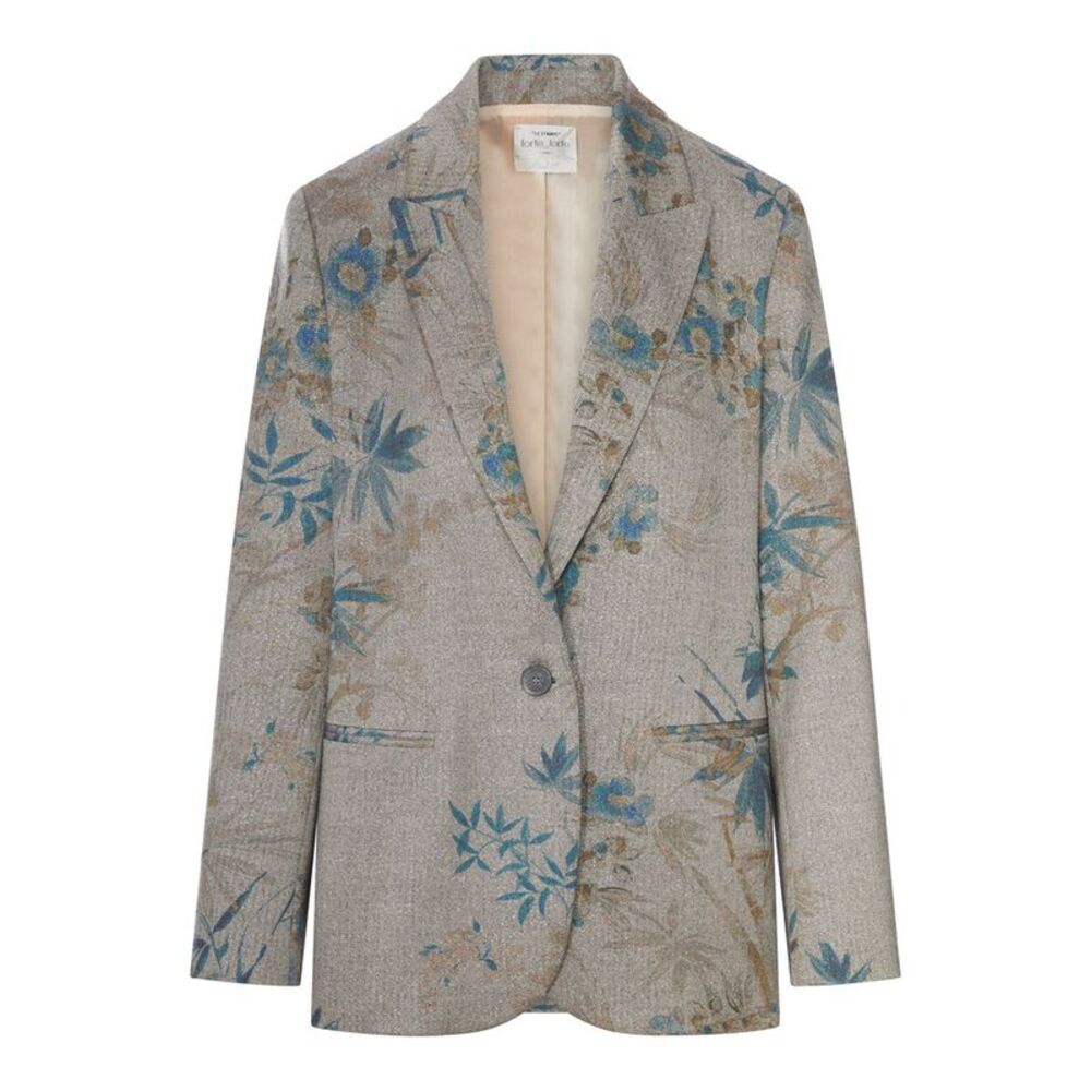 Forte Forte Women Single-Breasted Floral Print Blazer